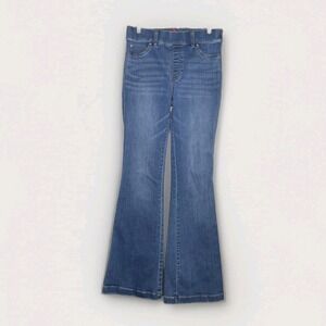 SPANX Pull-On Bootcut Flare Jeans Medium Shape EveryWear Vintage Indigo Stretch